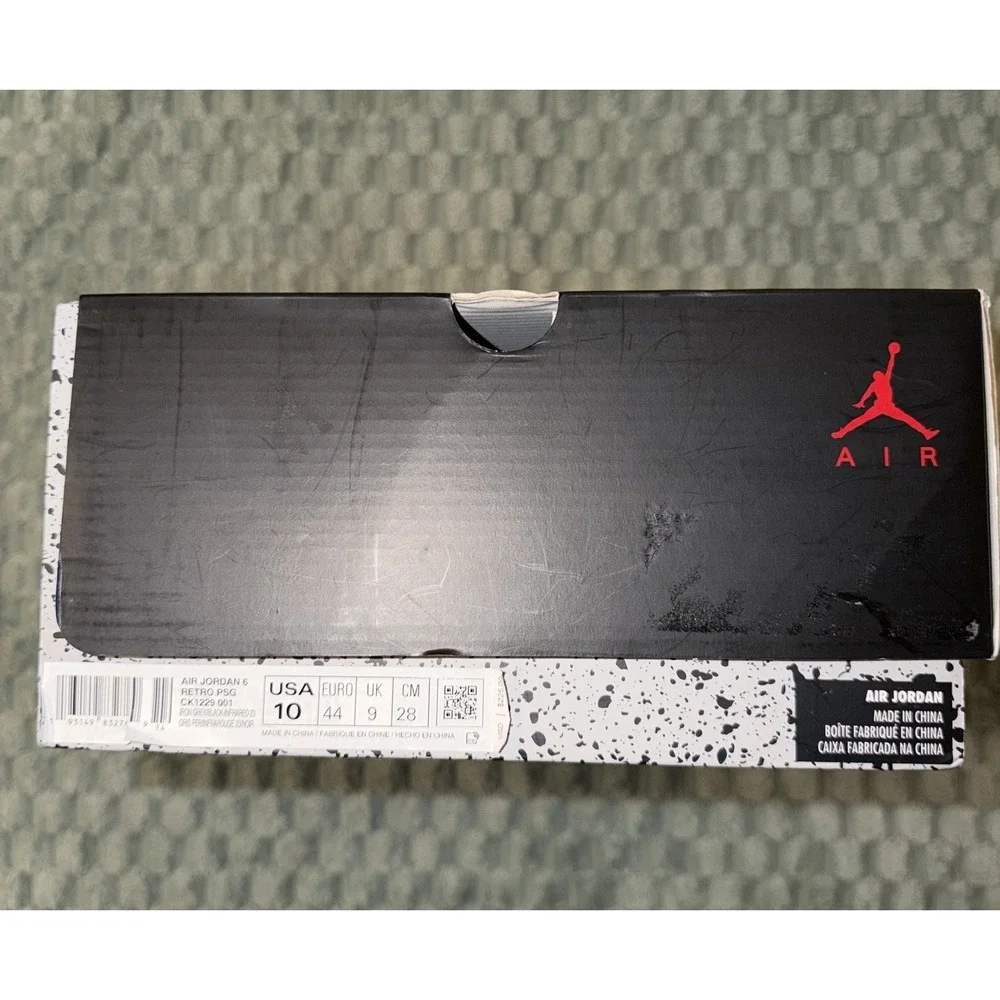 Jordan PSG 6 Retro Sz 10 Paris Saint Germain x Air Jordan 6 - EXCELLENT
